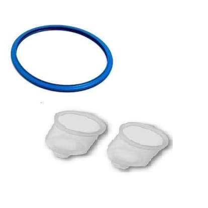 Kit Borracha e 1 Capa de Silicone P/ Panela de Pressão Rochedo Elegance 6 LTS Sem Pique
