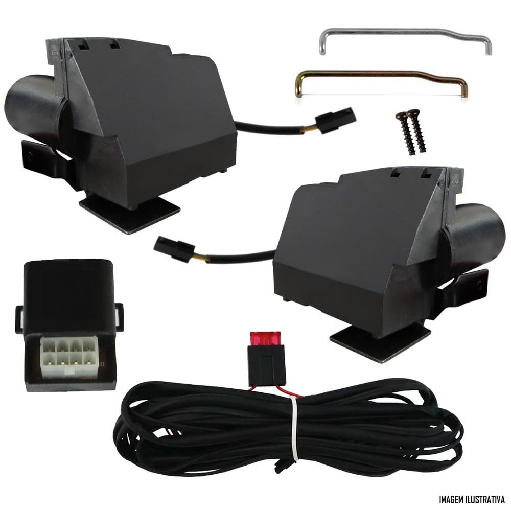 Kit Trava Elétrica Tragial Vw Fox 2003 à 2009 Saveiro G4 Parati G2 2 Portas - Valeo