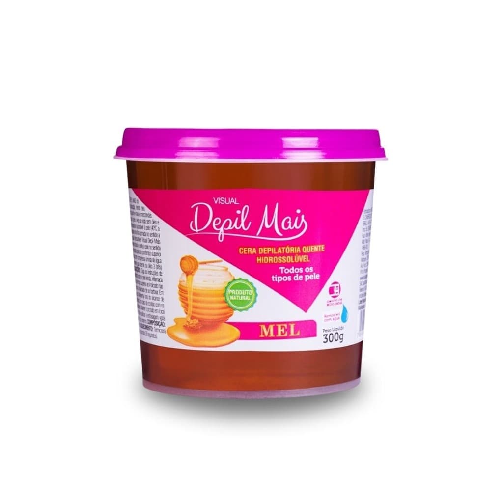 Cera Depilatória Quente Hidrossolúvel Depil Mais Mel 300g