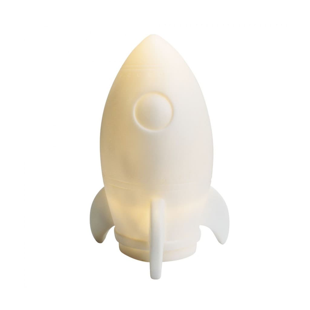 luminária Foguete Branco 14cm - AX019-M