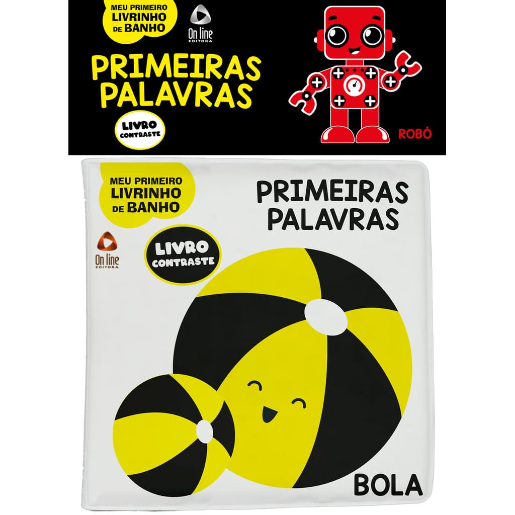 Meu Primeiro Livrinho Contraste de Banho - Primeiras Palavras