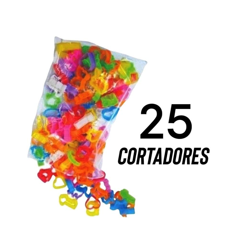 KIT  Cortadores/Forminhas Moldes para Massinha de Modelar TAMANHOS VARIADOS