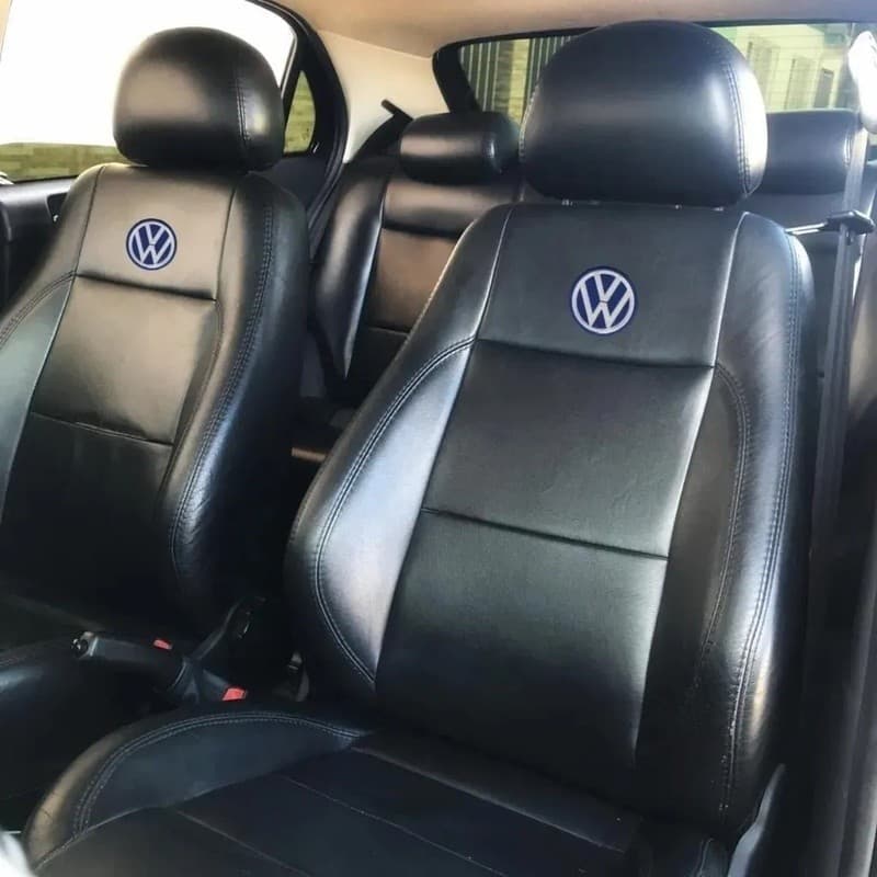 Capa de Banco Automotivo Carro Em Couro Volkswagen Gol Fox Voyage Spacefox Parati Promoção