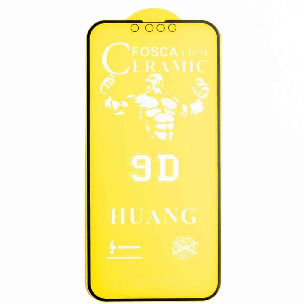 Kit Proteção 3x Películas: 1UN Cerâmica Fosca + 1UN Cerâmica + 1UN 3D de Vidro Para Iphone 14 Plus