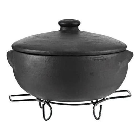 Panela De Barro Capixaba 7l Com Suporte
