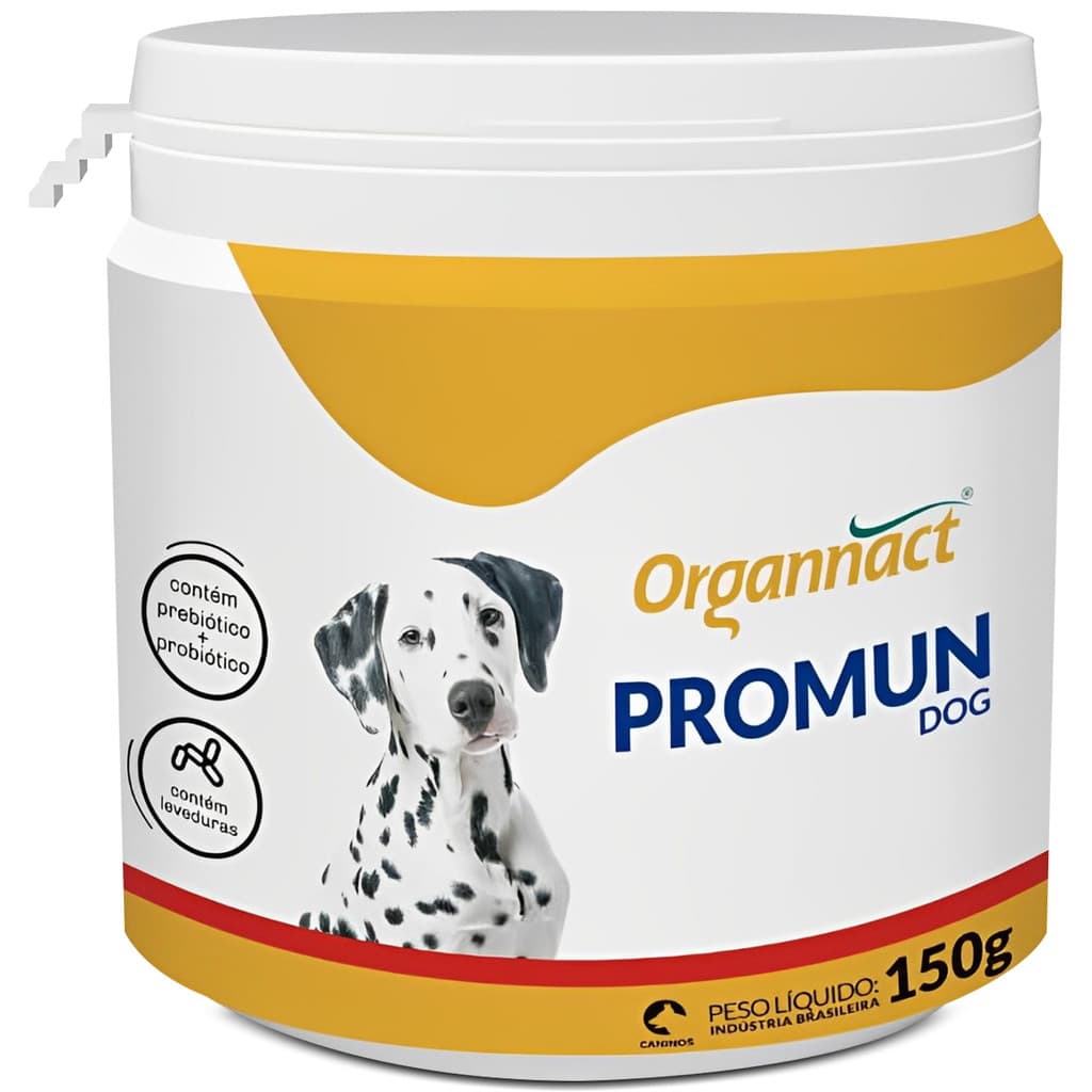 Suplemento Vitamínico Organnact Promun Dog 150g para Cães
