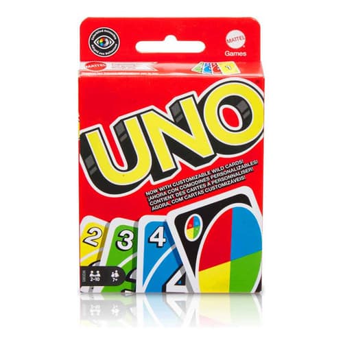 Jogo De Cartas Uno Original Baralho Colorido Mattel 2085