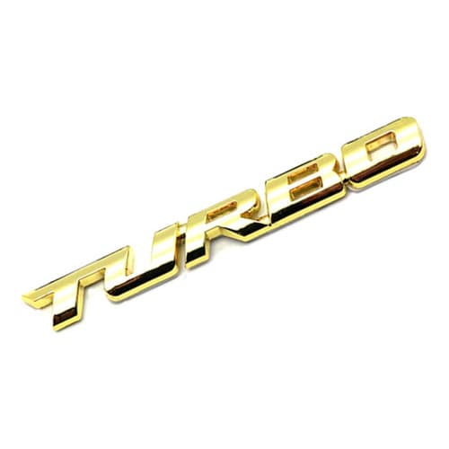 Adesivo Emblema 3d Metal Turbo Bmw Audi - Car Tunning
