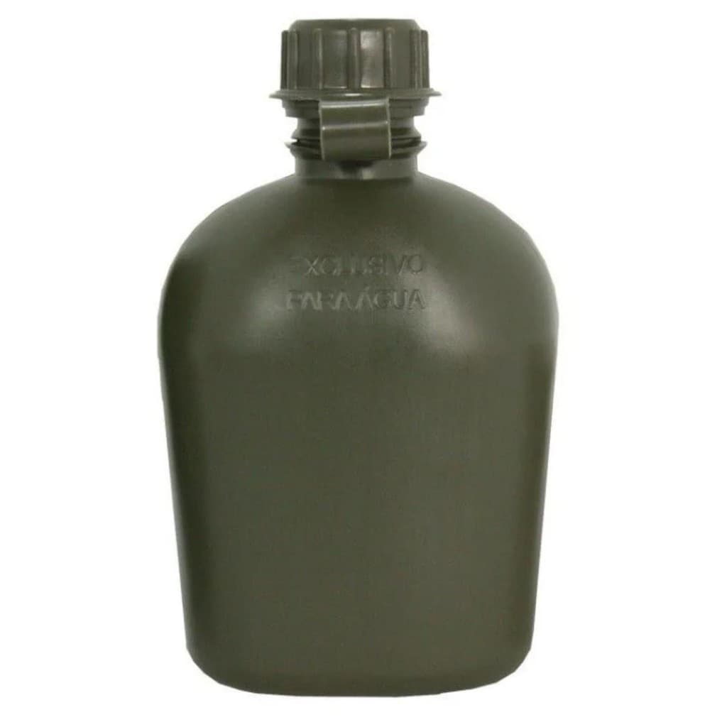 Cantil 900ml Militar Camping Operações Água Garrafa Bélica