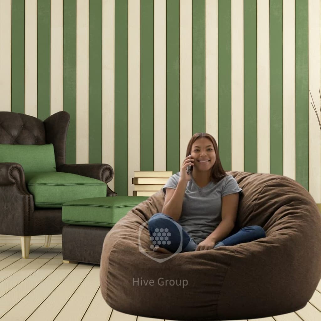 Puff Para Sentar 100x40 Decoração Quarto Escritório Sala Lazer Confortável (SEM ENCHIMENTO)