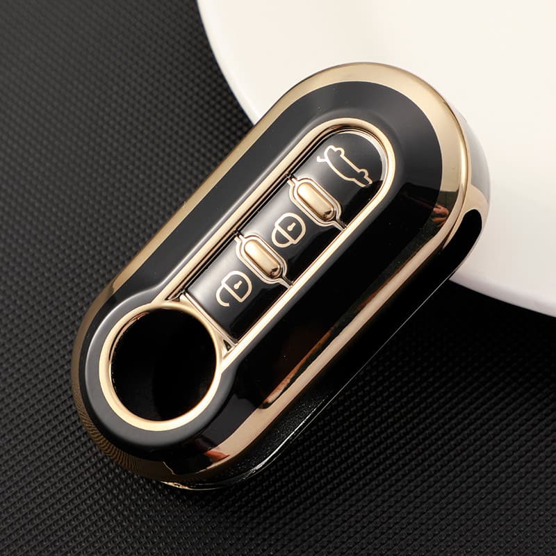 Auto Dobrável Flip Caso Chave Escudo Fob Para Fiat Ducato 500 500L Panda Grande Punto Lancia Musa 3 Botões TPU Capa Do C