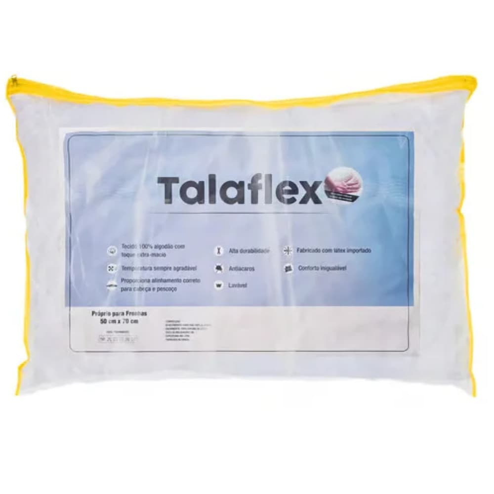 Travesseiro Talaflex Látex Natural Theva 50x70 Copespuma