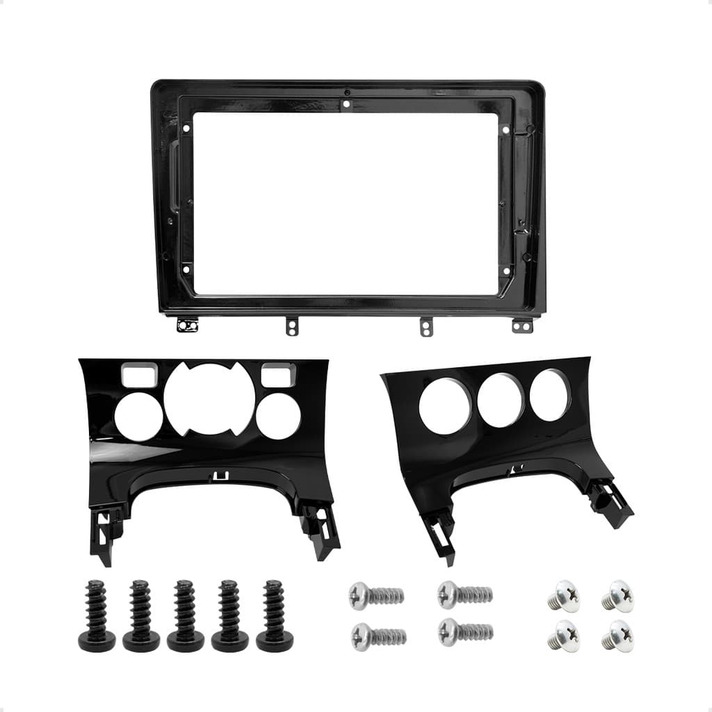 Moldura 9 Polegadas Peugeot 3008 2010 À 2016 Digital Black