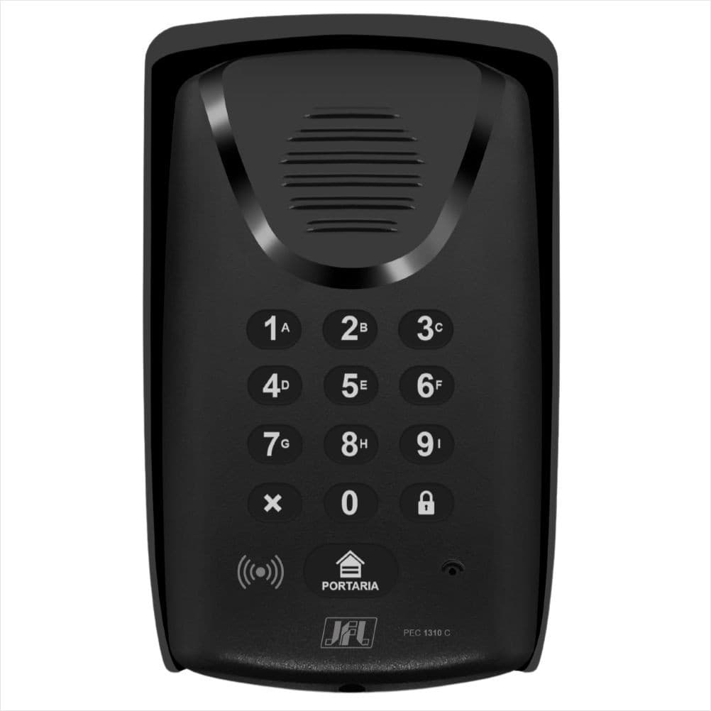 Porteiro Eletrônico JFL PEC 1310 C 4G RFID Senha RFID