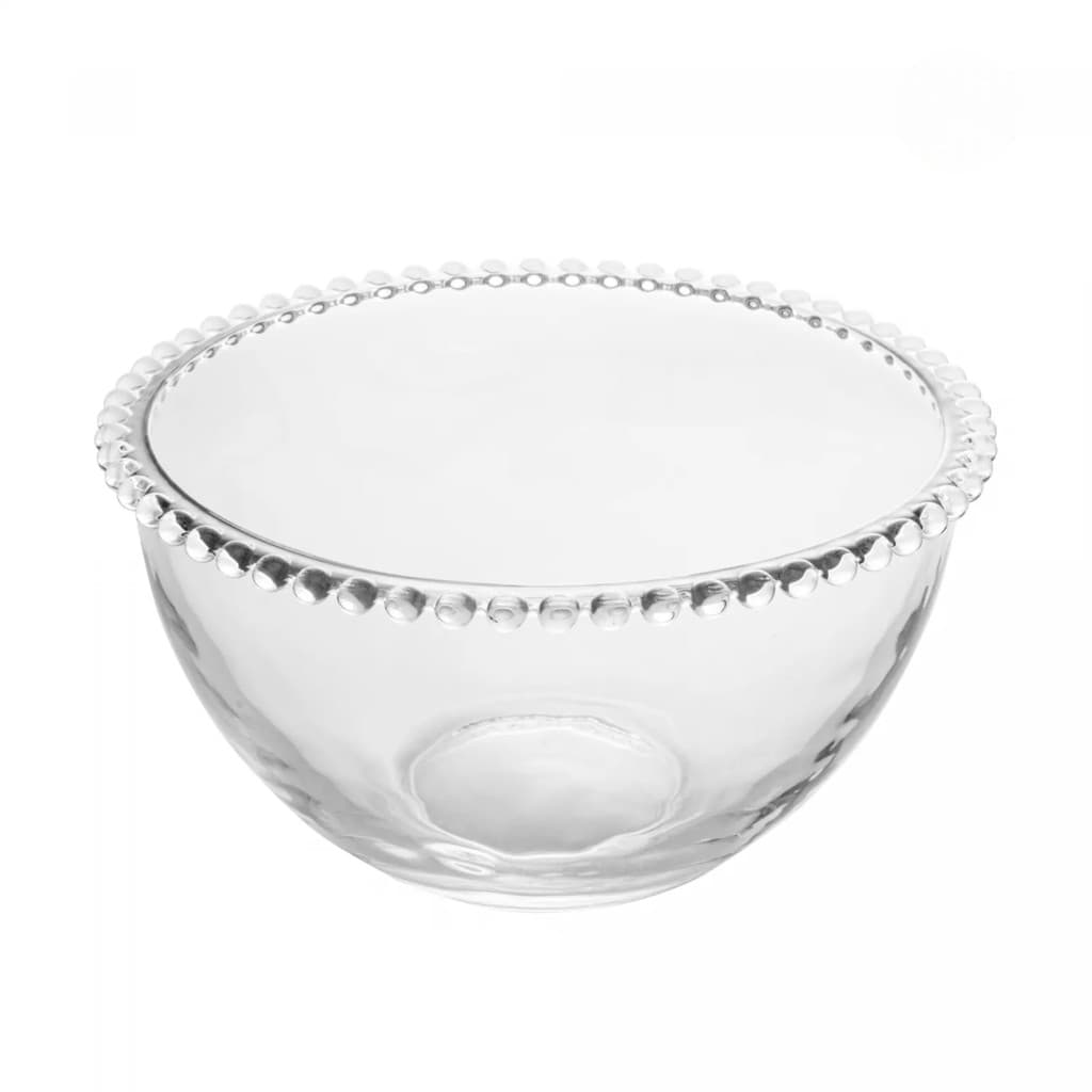Saladeira de Cristal Pearl 21x12cm