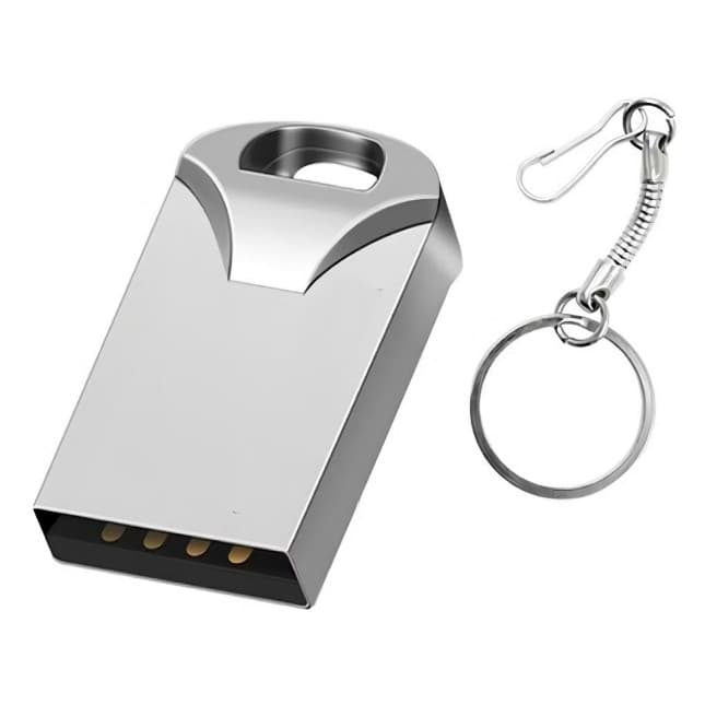 Mini Pendrive Original 16GB Modelo Chaveiro Metal Usb 2.0 Pendrive Micro Resistente