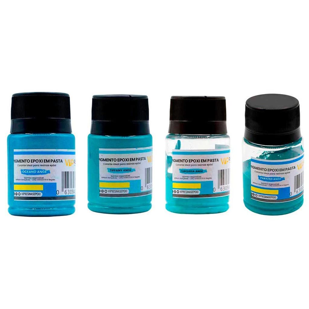 Pigmento Epóxi Pasta Corante Cores Ange 25g Vip Resinas