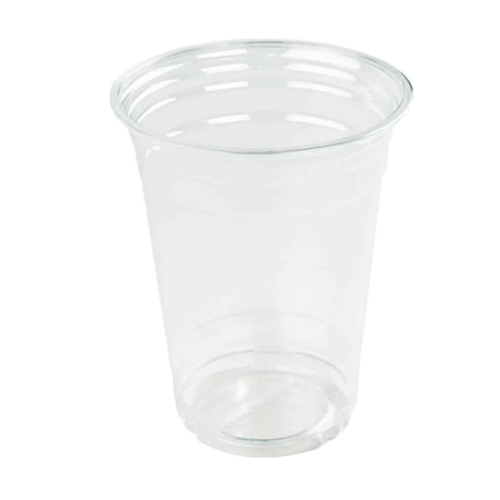 50un Kit Copo 350ml Ultra Cristal Reforçado Festas PET Reciclável Sem Tampa