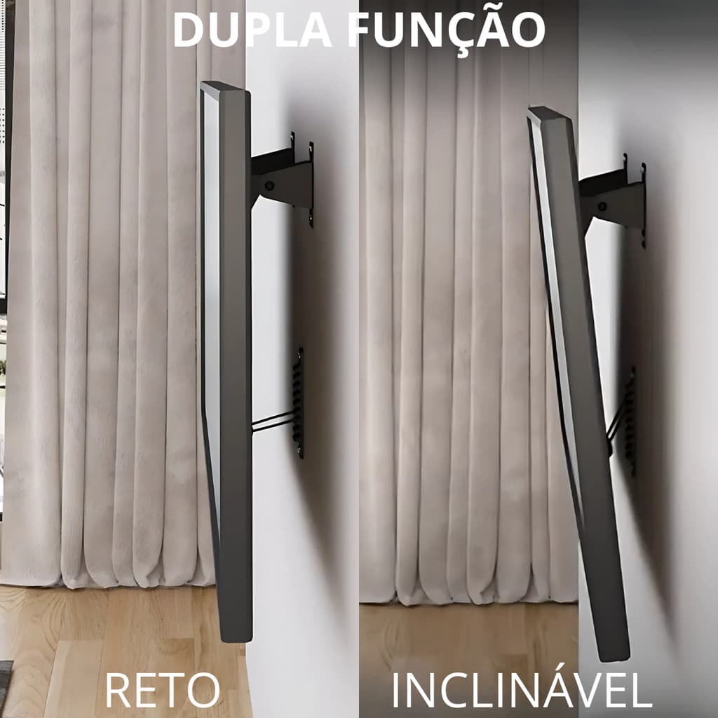 Suporte de TV Inclinável 10 a 85 LED LCD Smart TV Plasma 3D Universal para Parede Painel cor Preto