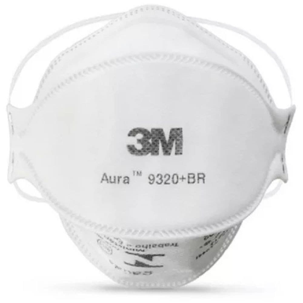 Máscara de Proteção 3m aura pff-2 9320 branca n95