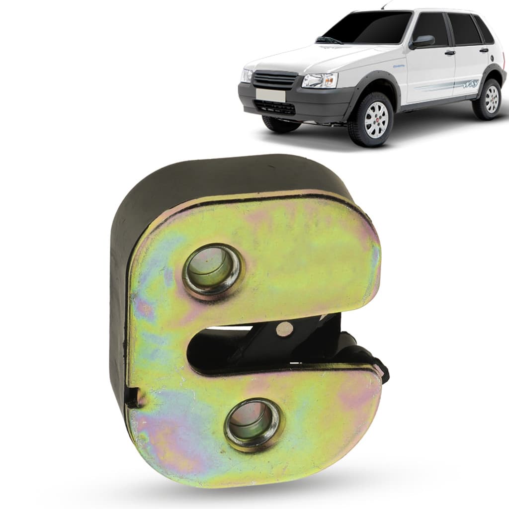 Fechadura da Porta Dianteira Traseira Mecânica Fiat Uno Mille 1985 a 2013 Fiorino 1988 a 2013 Elba Prêmio 1985 a 1996