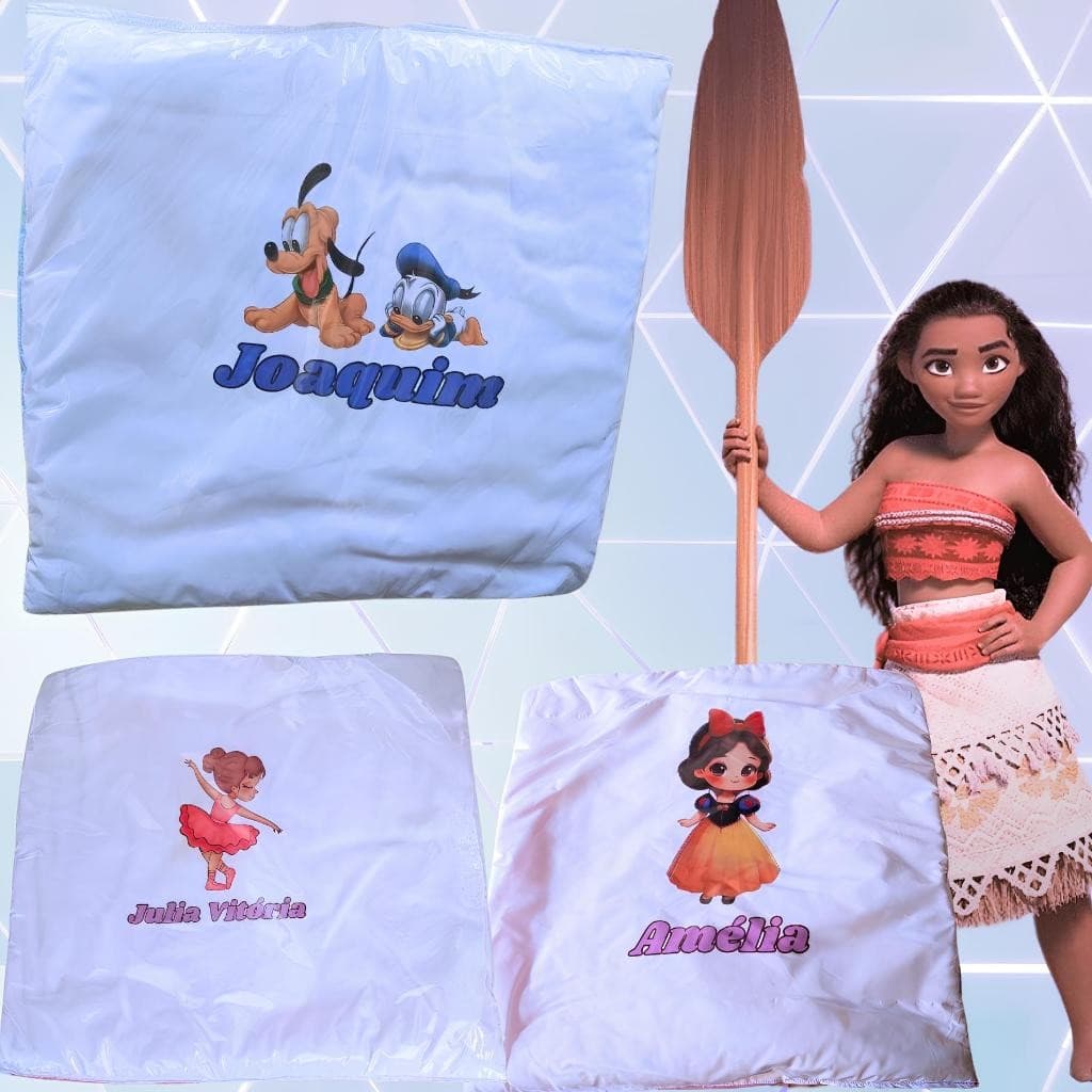 Trocador Portatil com Nome Personalizado Varias Estampas Para Seu Bebe