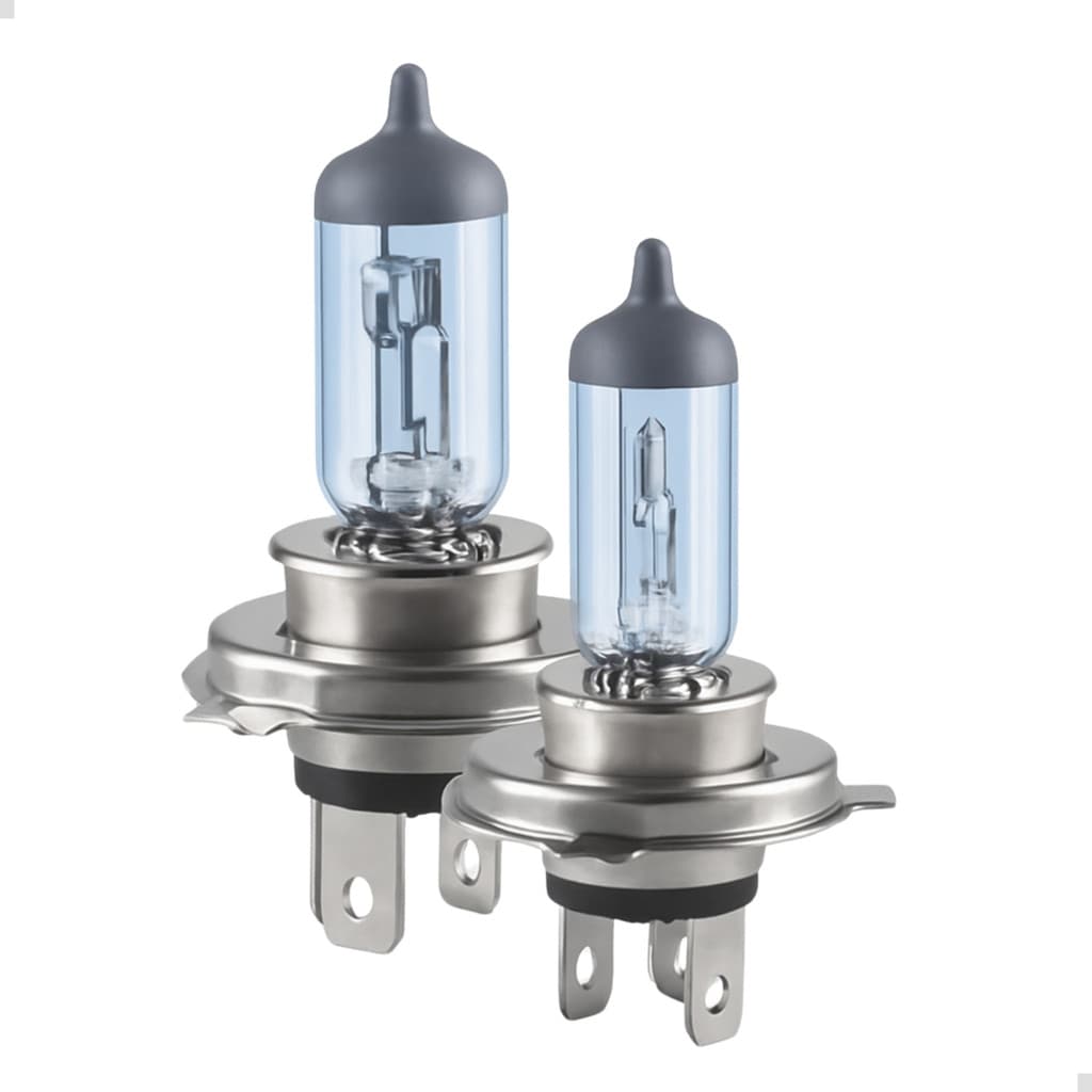 Par Lâmpada Halógena H4 12V 60/55W Farol Baixo Alto INMETRO
