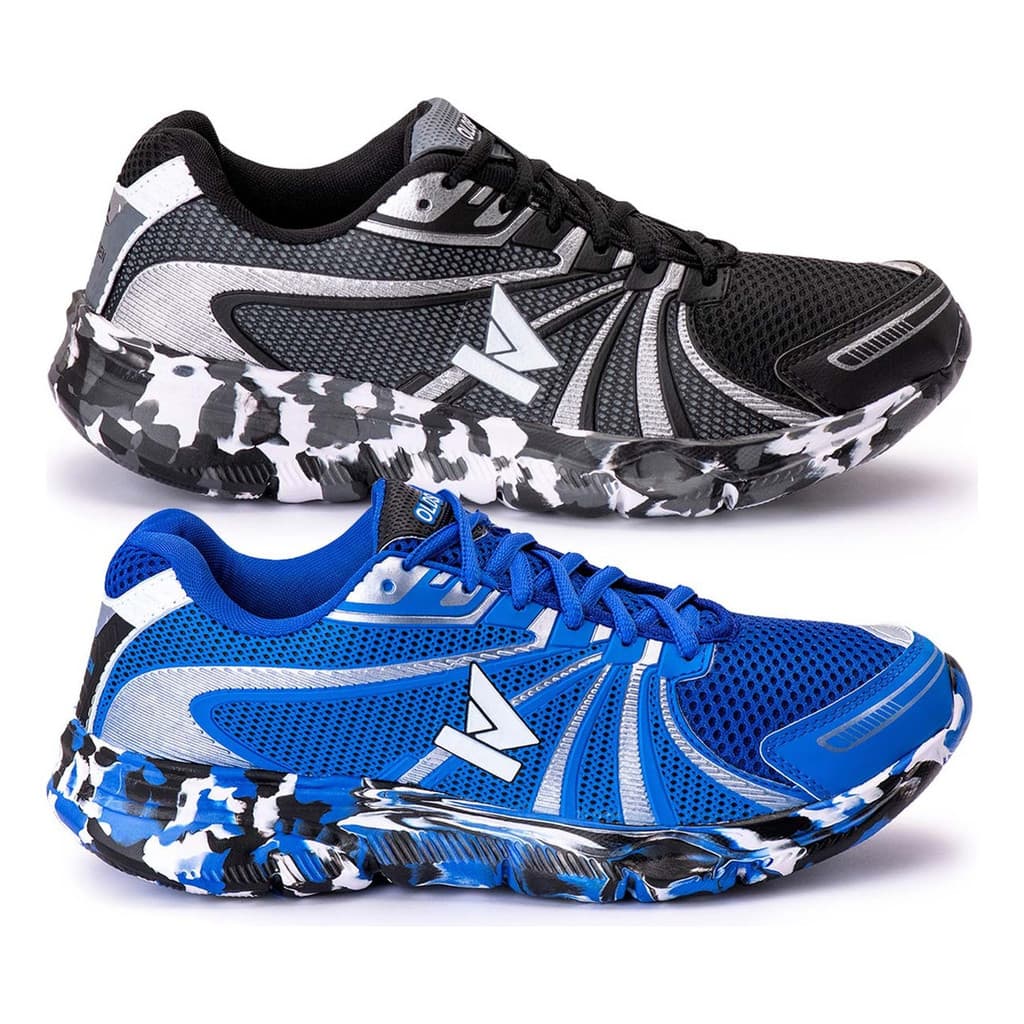 Kit 2 Tênis Masculino Leve Macio Confortável Caminhada Corrida Original Barato Treino