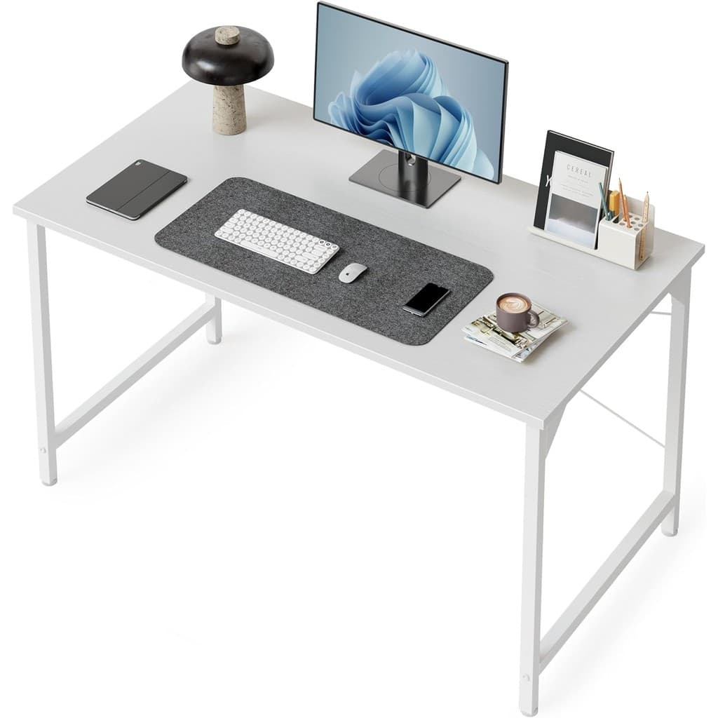 Escrivaninha Mesa Multiuso Escritorio Branca 90X45 cm MDF Home Office Quarto Moderna Qualidade