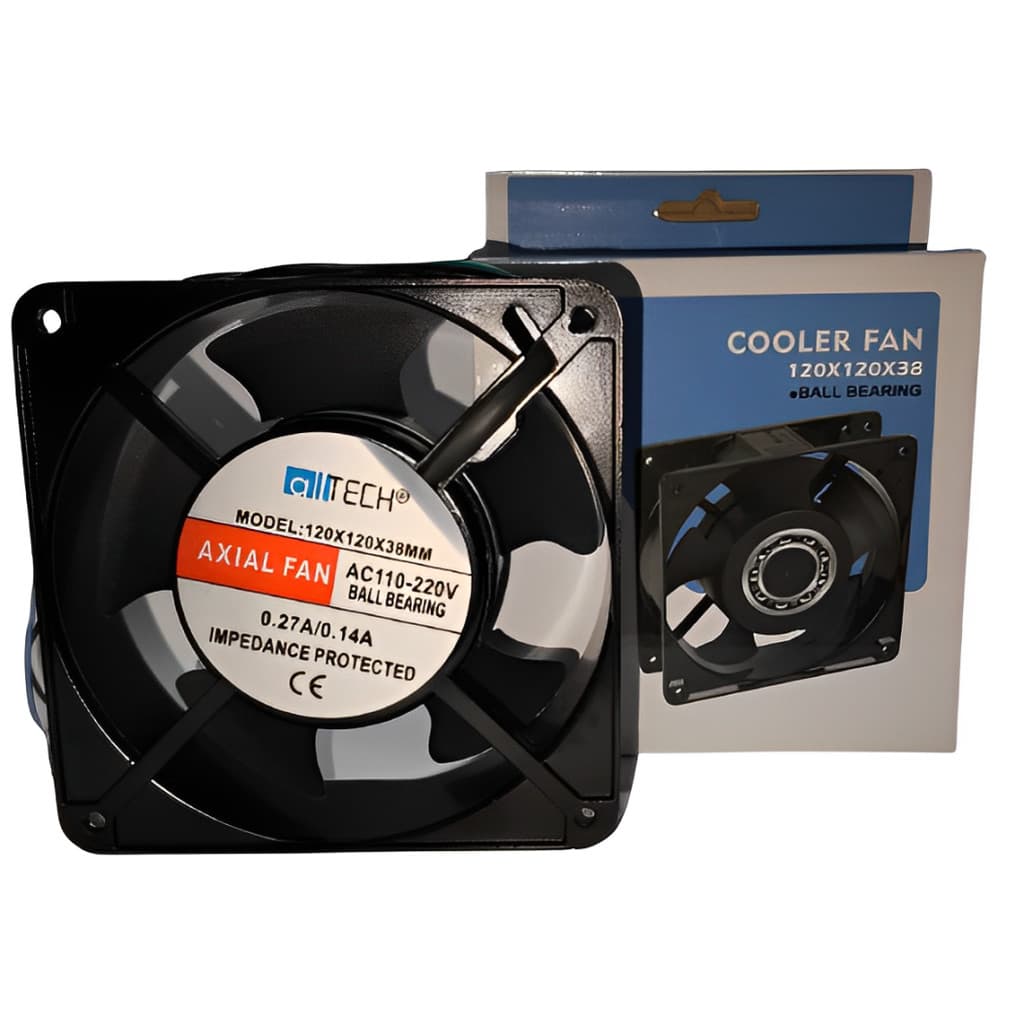 03 Pçs Ventilador Cooler Ventoinha 120x120x38 Bivolt Com Rolamento