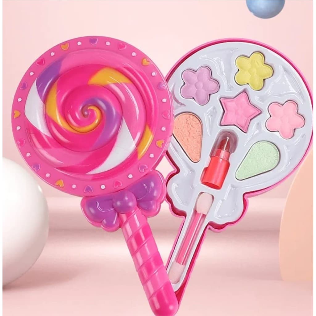 Kit Maquiagem Infantil Antialérgica Menina Para crianças TEMAS VARIADOS SORVETE PICOLE SEREIA  ELEFANTE BORBOLETA UNICOR