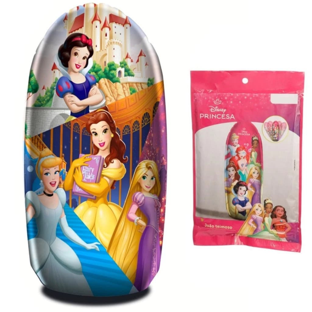 JOÃO BOBO TEIMOSO BONECO INFLAVEL PRINCESA DISNEY 50CM