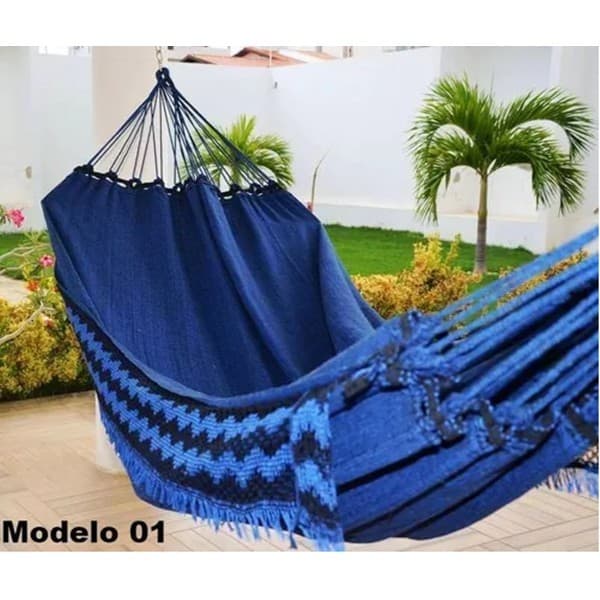 Rede De Dormir Descanso Casal Jeans Life Gigante Resistente Premium Luxo Reforçada Varias Cores