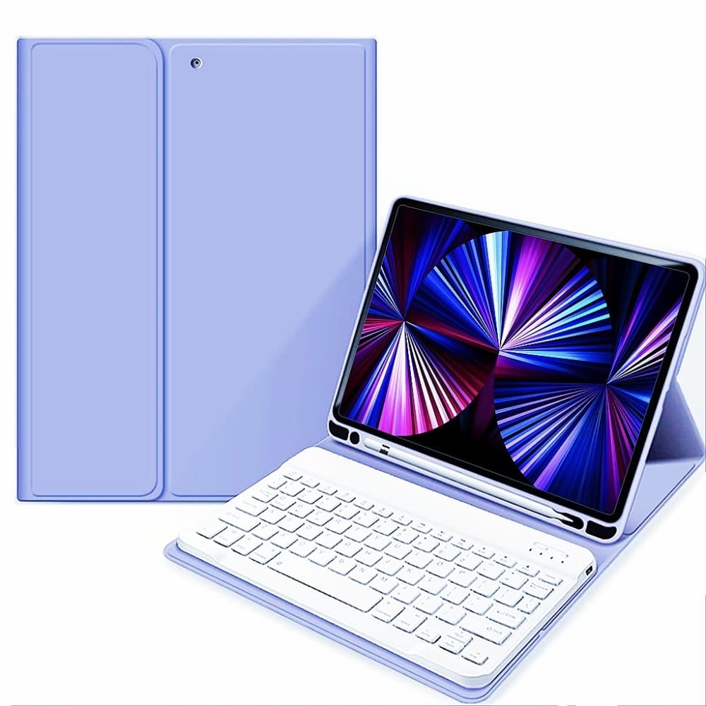 Capa Para Tablet SAM  S7/S8/S9/S9FE , S9+,A9+ ,S6LITE Teclado De Bluetooth Sem Fio Com Slot De Lápis