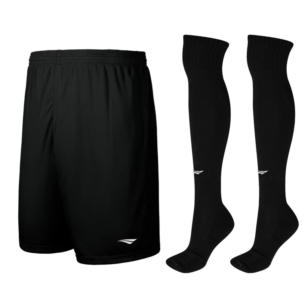 Kit Calção + 1 Par Meião de Futebol Penalty Short Masculino Adulto