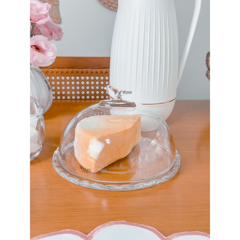 Queijeira Bird | Pássaro 20 cm Cristal Ecológico Wolff