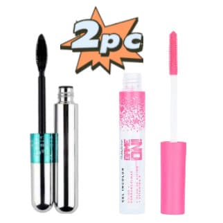KIT Máscara para cílios T&G Tango 4D cor Preto + Gel Incolor Cílios e Sobrancelhas Game On cosmeticos Ruby Rose
