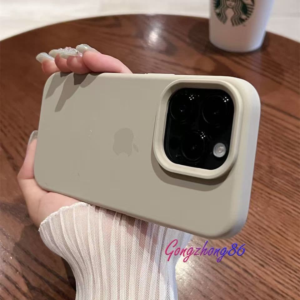 Capa De Silicone Aveludado Para iPhone 15 16 14 11 12 13 Pro Max Premium