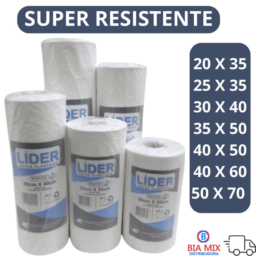 Bobina Plástica Saco Picotado Vários Tamanhos Fundo Reto Freezer Mercado Armazenamento Alimentos