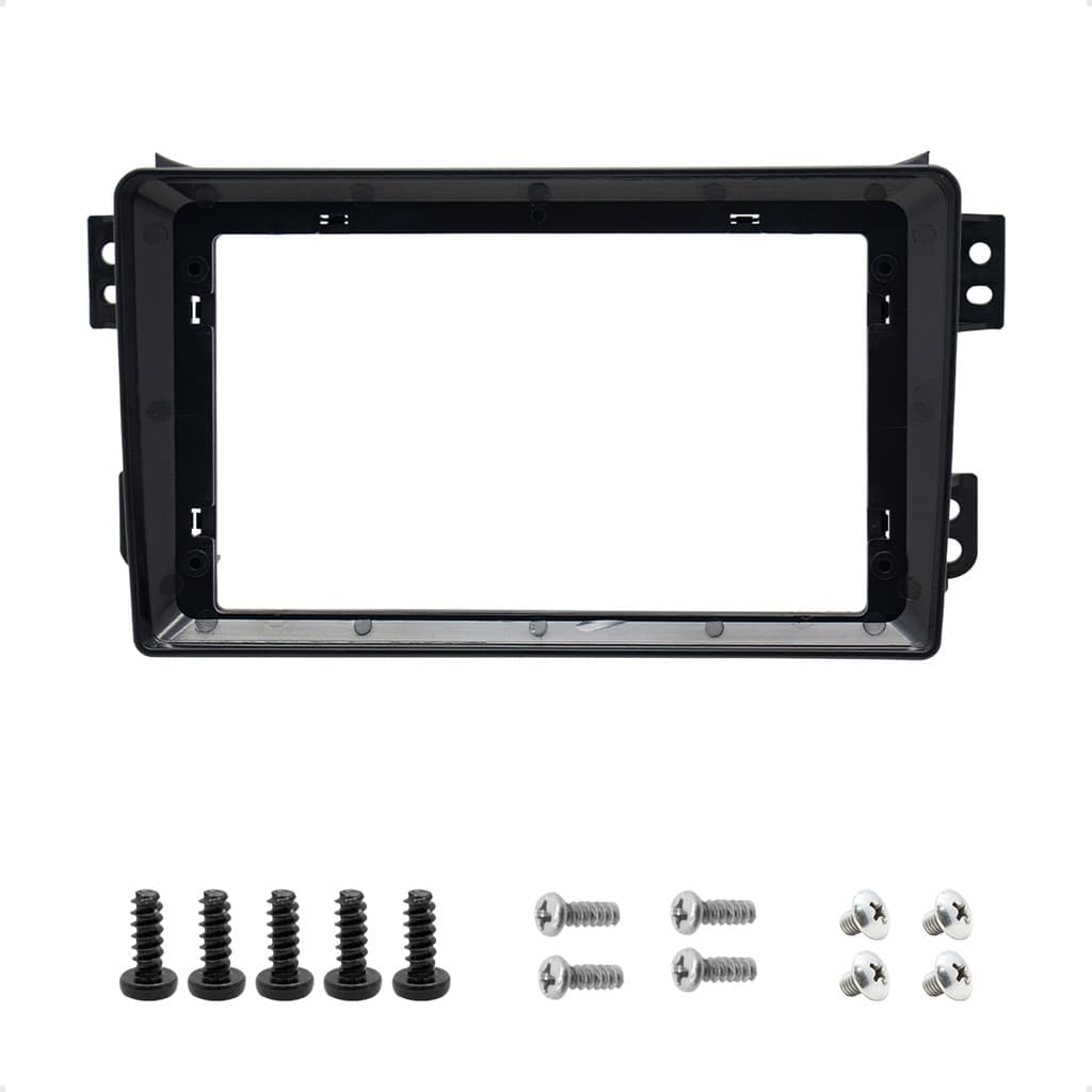 Moldura 2 Din 9 Pol Suzuki Sx4 2009/10/11/12/13/14 Preta