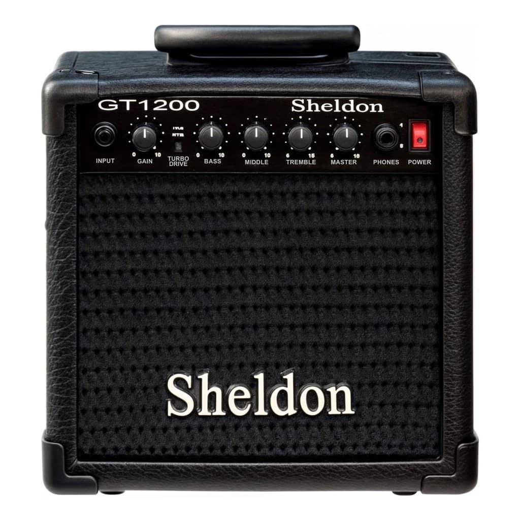 Amplificador Guitarra Sheldon Gt1200 15 Watts Cubo Preto