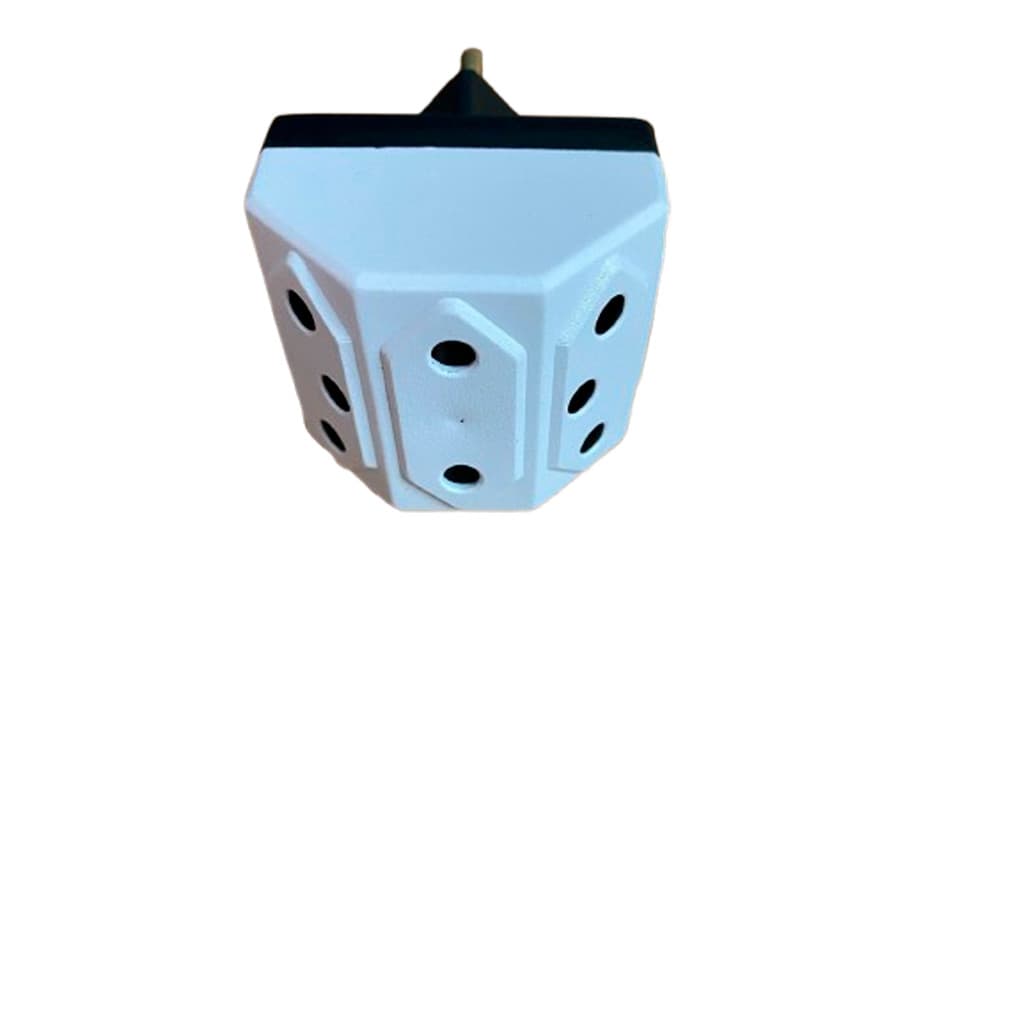 Adaptador de tomadas Meia Lua Benjamim