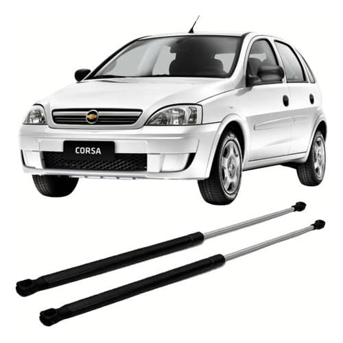 Par Amortecedor Porta Malas Corsa Hatch 2002 2003 2004 2005 Pistão Tampa Traseira