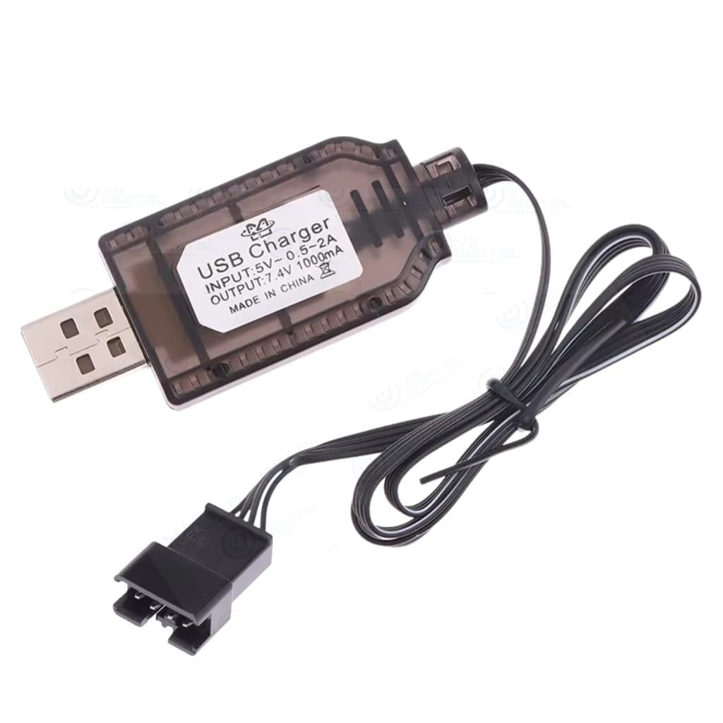 Carregador Bateria Arminha de Gel Ak e Drone  Carrinho (7.4v) 1000mAh 4P 1s Sm - / 049
