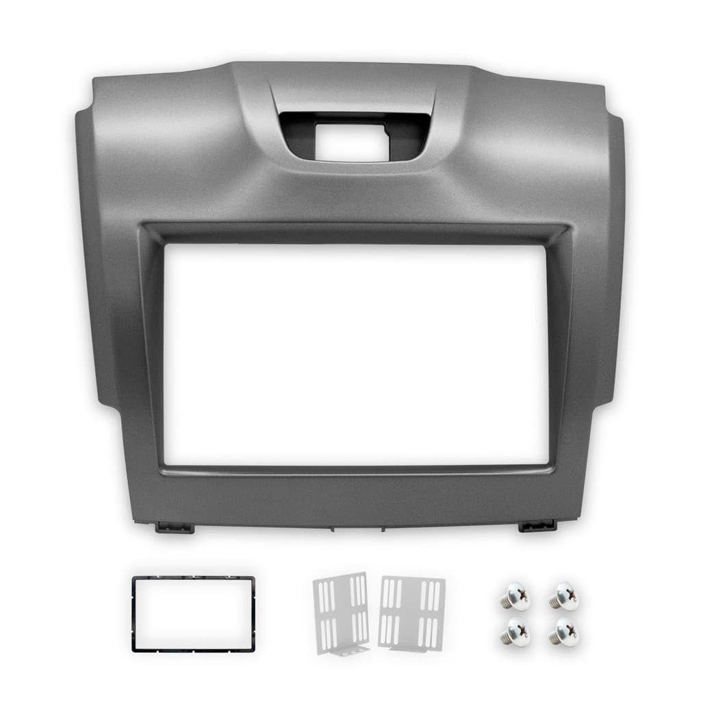 Moldura 2 Din 7 Pol S10 Traiblazer 13/15 Grafite Multimidia