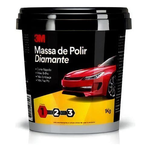 Massa De Polir Diamante 1kg 3m