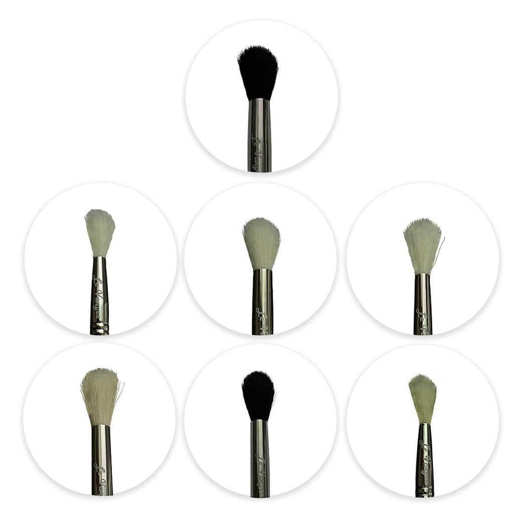 Kit Com 7 Pincéis | Linha Deluxe | Le Vangee