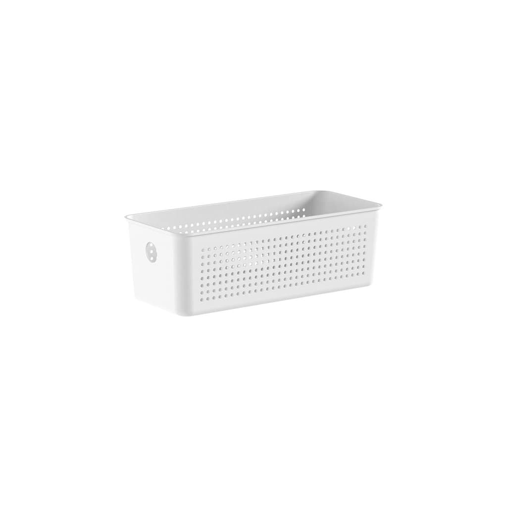 Cesto Ou 3L Linha Flow para organizar roupeiro bancadas lavanderia