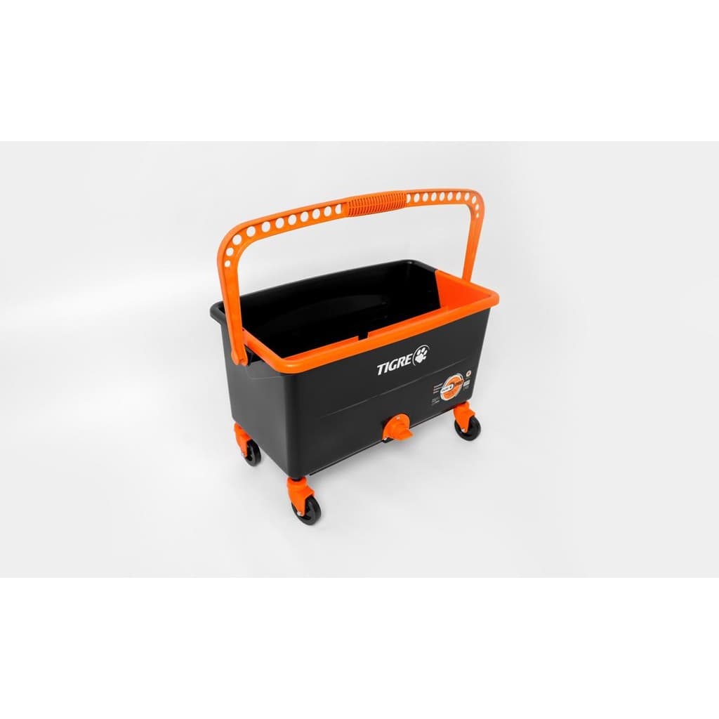 CAÇAMBA DE PINTURA P/ROLOS E BIG ROLO 46 CM PAREDE C/RODAS E VALV TIGRE PRO 24L