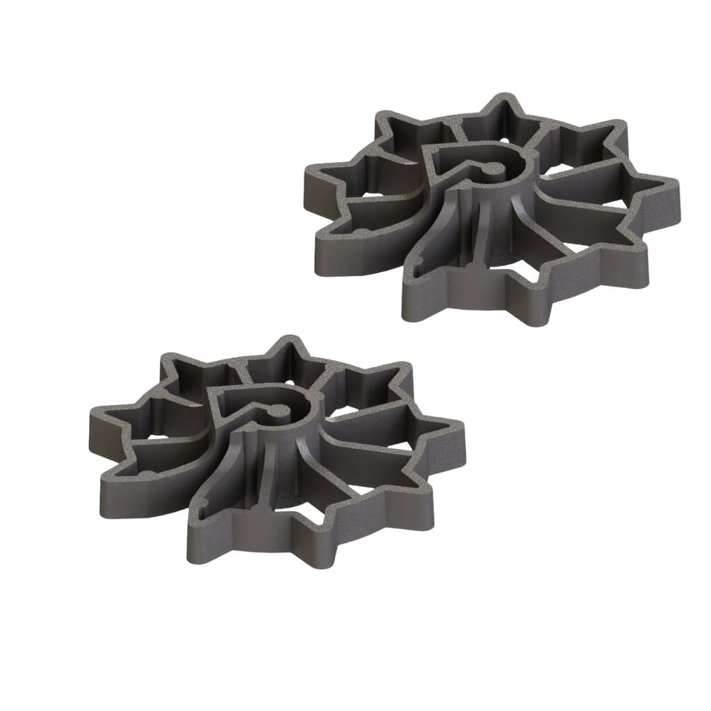 Kit 500 Espaçador Plástico 40mm ES Concreto Obra Preciso